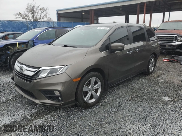 2019 Honda Odyssey EX-L with VIN 5FNRL6H74KB099395, listed as a Copart auction lot 42219415 with 113,177 mi miles and Non Repairable. Bid and sale history available at DreamBid. Image 1.