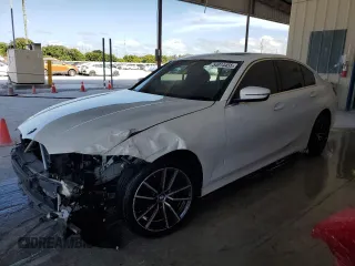 2021 BMW 3 Series 330i z VIN 3MW5R1J06M8B80674, wystawiony jako Copart lot #54914455 z przebiegiem 50 518 mil mil oraz Szkoda całkowita • Salvage title. Historia ofert i sprzedaży dostępna na DreamBid. Obrazek 1.