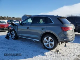 2023 Audi Q5 S line Premium Plus with VIN WA1EAAFY2P2180824, listed as a Copart auction lot 41859325 with 28,491 mi miles and Salvage Title. Bid and sale history available at carsss.com. Image 2.