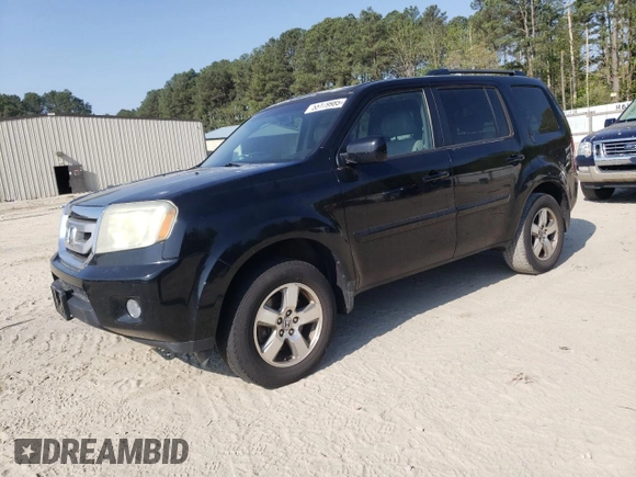 2011 Honda Pilot EX-L with VIN 5FNYF4H58BB023409, listed as a Copart auction lot 55179985 with 210,557 mi miles and Clean Title. Bid and sale history available at carsss.com. Image 1.