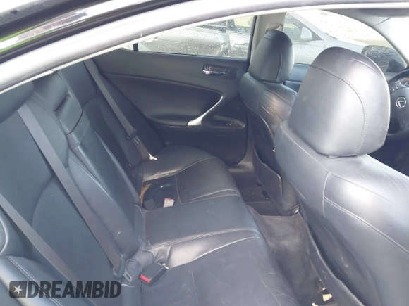 2006 Lexus IS 350 with VIN JTHBE262262002620, listed as a IAAI auction lot 42111981 with Not Provided miles and . Bid and sale history available at DreamBid. Image 8.