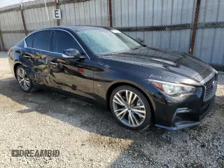 2020 Infiniti Q50 3.0t SPORT with VIN JN1EV7AP0LM200839, listed as a Copart auction lot 74919434 with 55,853 mi miles and Salvage Title. Bid and sale history available at carsss.com. Image 4.