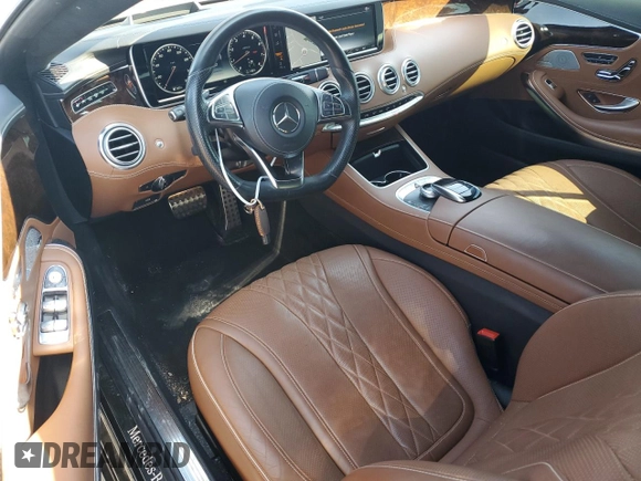 2017 Mercedes-Benz S 550 with VIN WDDXJ8FB1HA024368, listed as a Copart auction lot 72063484 with 44,182 mi miles and Salvage title. Bid and sale history available at DreamBid. Image 8.