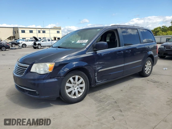 2014 Chrysler Town & Country Touring with VIN 2C4RC1BG8ER383701, listed as a Copart auction lot 70959814 with 157,180 mi miles and Salvage Title. Bid and sale history available at DreamBid. Image 1.