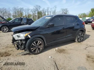 2020 Nissan Kicks SV z VIN 3N1CP5CV4LL496234, wystawiony jako Copart lot #53700475 z przebiegiem 23 818 mil mil oraz Szkoda całkowita • Salvage title. Historia ofert i sprzedaży dostępna na DreamBid. Obrazek 1.