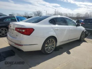 2014 Kia Cadenza Limited with VIN KNALN4D78E5141385, listed as a Copart auction lot 49593545 with 112,991 mi miles and Salvage Title. Bid and sale history available at carsss.com. Image 3.