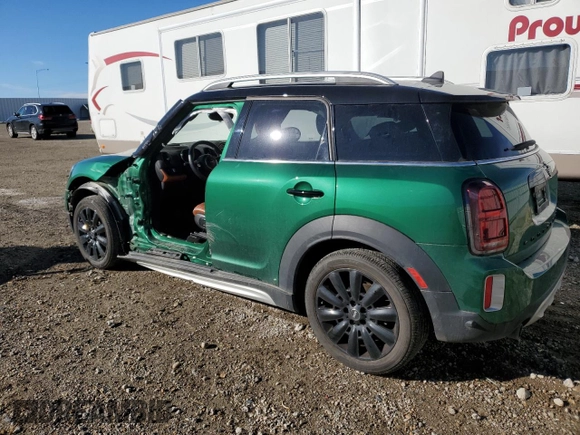 2022 MINI Countryman Cooper S with VIN WMZ83BR02N3N66904, listed as a Copart auction lot 76596324 with 22,096 mi miles and Salvage title. Bid and sale history available at DreamBid. Image 2.