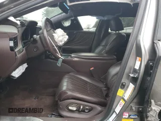 2018 Lexus LS with VIN JTHC51FF7J5003545, listed as a Copart auction lot 43727705 with 0 mi miles and Salvage Title. Bid and sale history available at carsss.com. Image 7.