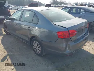 2013 Volkswagen Jetta Sedan S with VIN 3VW2K7AJ2DM318141, listed as a IAAI auction lot 41686616 with 134,294 mi miles. Bid and sale history available at carsss.com. Image 3.