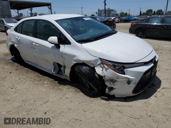 2024 Toyota Corolla LE z VIN JTDB4MEE3R3022112, wystawiony jako Copart lot #57674255 z przebiegiem 21 333 mil mil oraz Szkoda całkowita • Salvage title. Historia ofert i sprzedaży dostępna na DreamBid. Obrazek 4.