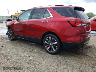 2022 Chevrolet Equinox Premier with VIN 3GNAXNEV9NS169216, listed as a Copart auction lot 44738005 with 49,112 mi miles and Salvage Title. Bid and sale history available at carsss.com. Image 2.