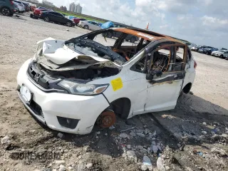 2015 Honda Fit EX-L z VIN 3HGGK5H80FM772215, wystawiony jako Copart lot #59492355 z przebiegiem Nie podano mil oraz Szkoda całkowita • Salvage title. Historia ofert i sprzedaży dostępna na DreamBid. Obrazek 1.