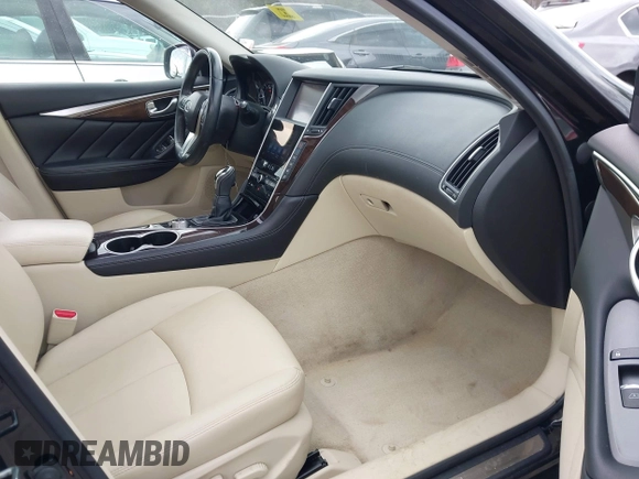 2018 Infiniti Q50 Sport with VIN JN1EV7AP4JM350322, listed as a IAAI auction lot 41704895 with 117,408 mi miles and . Bid and sale history available at carsss.com. Image 5.