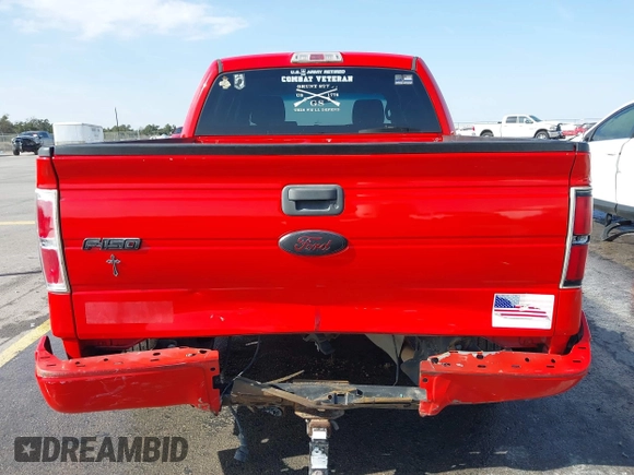 2012 Ford F-150 XL with VIN 1FTEW1CM4CFC95842, listed as a IAAI auction lot 41578253 with 122,824 mi miles. Bid and sale history available at carsss.com. Image 6.