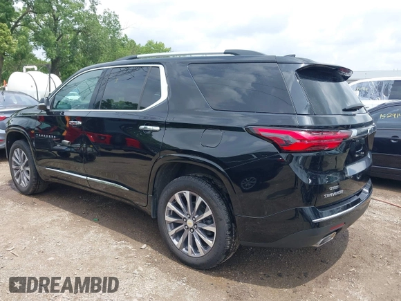 2023 Chevrolet Traverse Premier with VIN 1GNERKKWXPJ268882, listed as a IAAI auction lot 42438621 with 16,149 mi miles and . Bid and sale history available at DreamBid. Image 3.