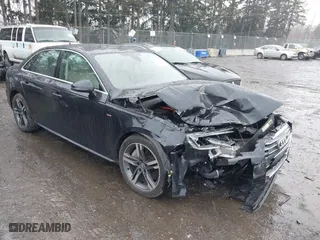 2018 Audi A4 Premium Plus with VIN WAUENAF47JA155399, listed as a IAAI auction lot 41797905 with 27,908 mi miles. Bid and sale history available at carsss.com. Image 1.