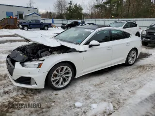 2022 Audi A5 Sportback Premium with VIN WAUABCF5XNA006275, listed as a Copart auction lot 37063213 with 11,690 mi miles. Bid and sale history available at carsss.com. Image 1.