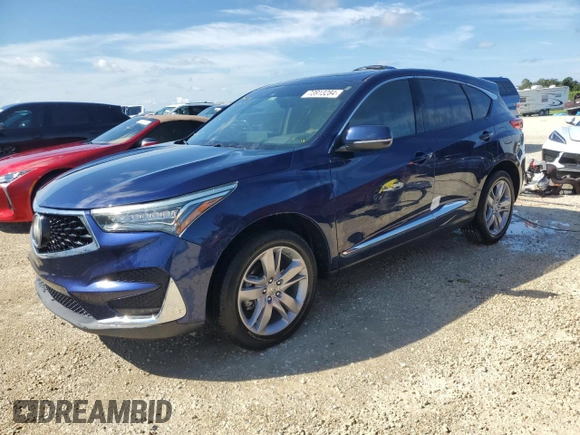2019 Acura RDX w/Advance Pkg with VIN 5J8TC1H70KL012681, listed as a Copart auction lot 73913284 with Not Provided miles and Non Repairable. Bid and sale history available at carsss.com. Image 1.