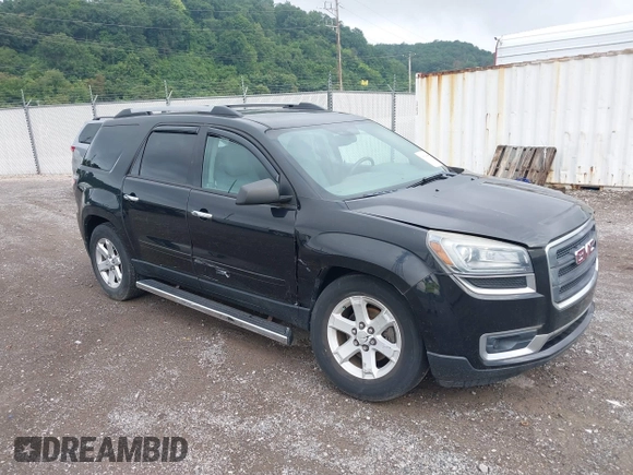 2014 GMC Acadia SLE with VIN 1GKKVPKD9EJ216048, listed as a IAAI auction lot 39934955 with 38,335 mi miles and . Bid and sale history available at carsss.com. Image 1.
