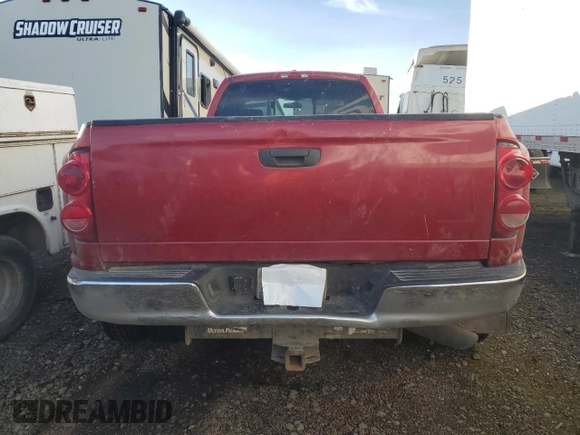 2008 Dodge 3500 Laramie with VIN 3D7MX48A18G229396, listed as a Copart auction lot 47978865 with Not Provided miles and Salvage Title. Bid and sale history available at carsss.com. Image 6.