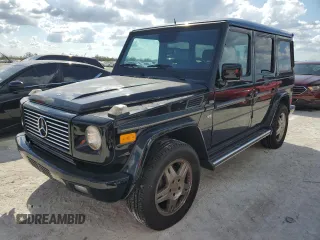 2002 Mercedes-Benz G-Class with VIN WDCYR49E02X133926, listed as a Copart auction lot 78195364 with 0 mi miles and Salvage Title. Bid and sale history available at carsss.com. Image 1.