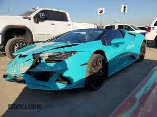 2020 Lamborghini Huracan z VIN ZHWUT4ZF5LLA14612, wystawiony jako Copart lot #81478114 z przebiegiem 14 832 mil mil oraz Szkody całkowita. Historia ofert i sprzedaży dostępna na DreamBid. Obrazek 1.