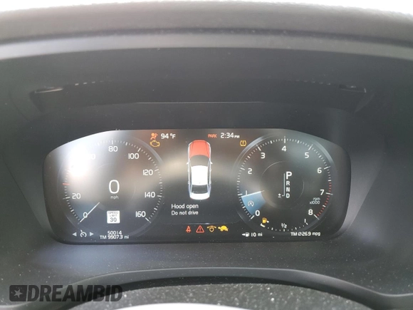 2020 Volvo S60 Momentum with VIN 7JR102FK2LG045625, listed as a Copart auction lot 64000994 with 50,014 mi miles and Salvage Title. Bid and sale history available at carsss.com. Image 9.