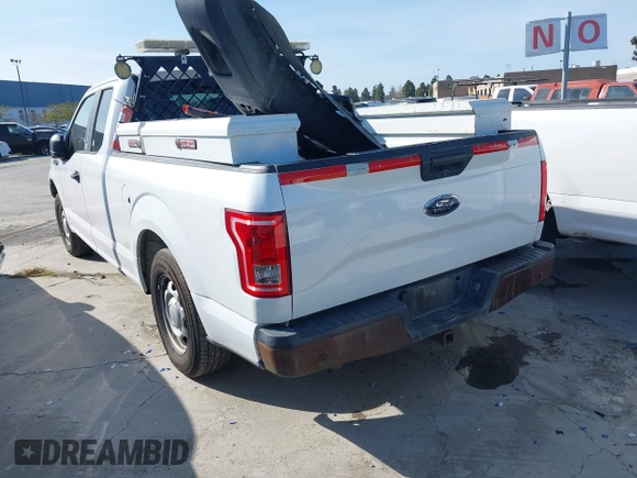 2016 Ford F-150 XL with VIN 1FTEX1C87GKD33643, listed as a IAAI auction lot 41837905 with 105,353 mi miles and . Bid and sale history available at carsss.com. Image 3.