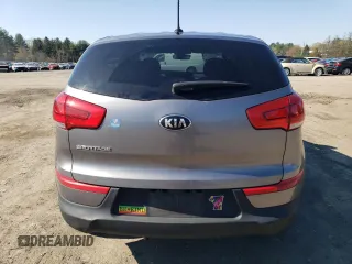 2016 Kia Sportage LX with VIN KNDPB3AC5G7850887, listed as a Copart auction lot 52485575 with 110,611 mi miles and Salvage Title. Bid and sale history available at carsss.com. Image 6.