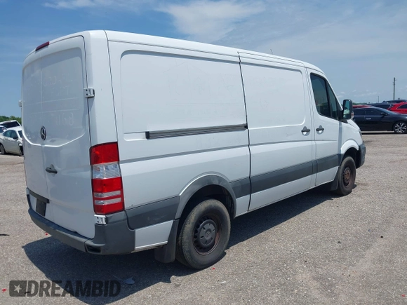 2017 Mercedes-Benz Sprinter Cargo Worker with VIN WD3PE7CD7HP561915, listed as a IAAI auction lot 41915896 with Not Provided miles. Bid and sale history available at carsss.com. Image 4.