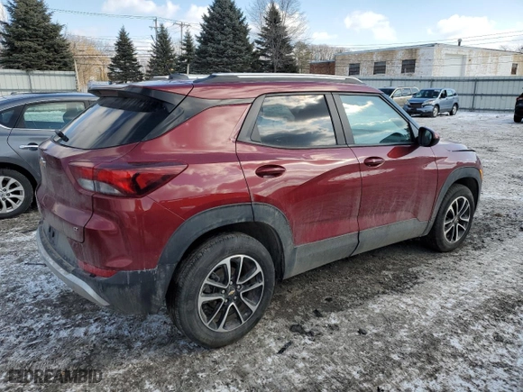 2024 Chevrolet TrailBlazer LT with VIN KL79MPSL9RB122558, listed as a Copart auction lot 41755995 with NaN miles and Non Repairable. Bid and sale history available at carsss.com. Image 3.