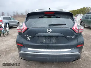 2018 Nissan Murano Platinum with VIN 5N1AZ2MH1JN185097, listed as a IAAI auction lot 41863439 with 140,784 mi miles. Bid and sale history available at carsss.com. Image 16.