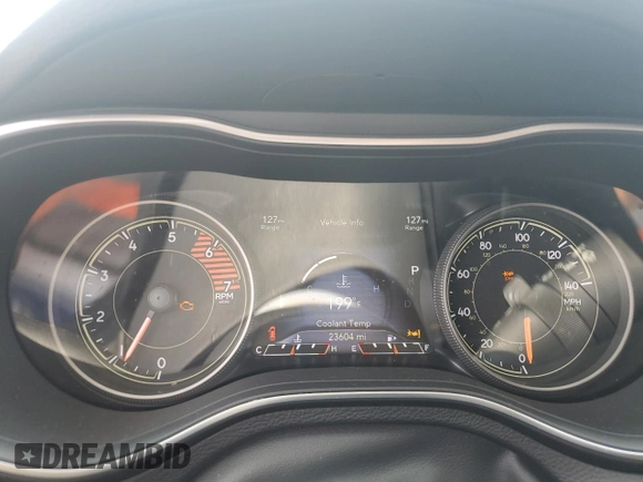 2022 Jeep Cherokee Latitude Lux z VIN 1C4PJMMN2ND532083, wystawiony jako Copart lot #59398865 z przebiegiem 23 604 mil mil oraz Szkoda całkowita • Salvage title. Historia ofert i sprzedaży dostępna na DreamBid. Obrazek 9.