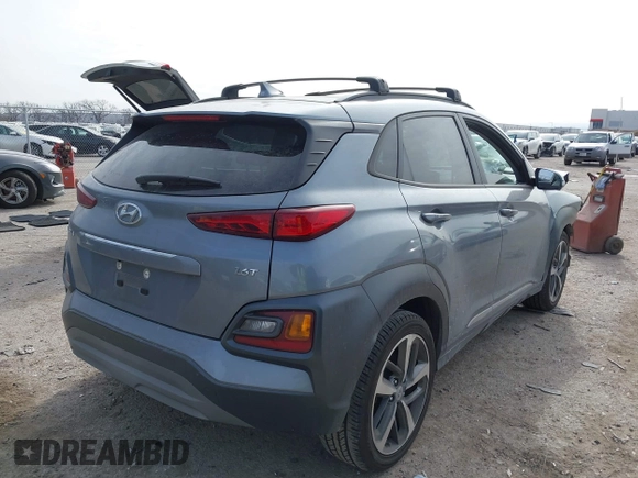 2021 Hyundai Kona Limited with VIN KM8K33A5XMU713252, listed as a IAAI auction lot 41367697 with 42,991 mi miles. Bid and sale history available at carsss.com. Image 4.