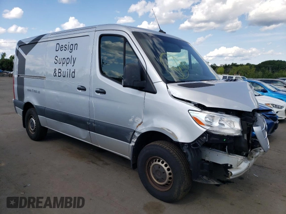 2020 Mercedes-Benz Sprinter Cargo with VIN W1W70BGYXLT025100, listed as a Copart auction lot 60259843 with 56,048 mi miles and . Bid and sale history available at carsss.com. Image 4.