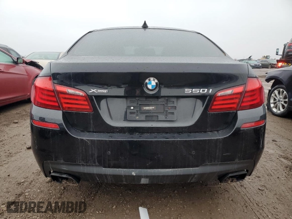 2013 BMW 5 Series 550i xDrive with VIN WBAFU9C50DDY72152, listed as a Copart auction lot 86451254 with 131,319 mi miles and Clean Title. Bid and sale history available at carsss.com. Image 6.