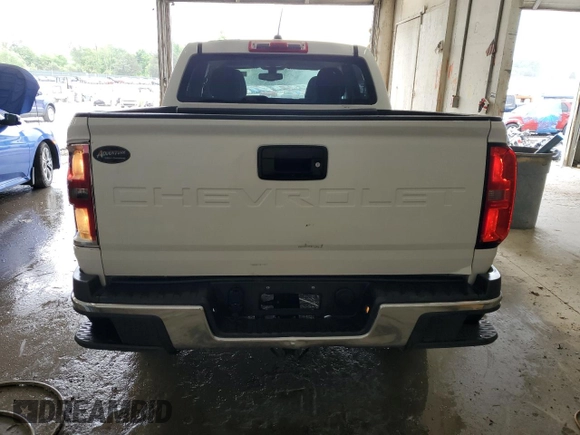 2021 Chevrolet Colorado 2WD Work Truck with VIN 1GCGSBEA2M1175856, listed as a Copart auction lot 55280735 with 93,946 mi miles and Clean title. Bid and sale history available at DreamBid. Image 6.