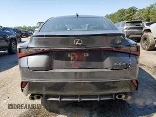 2024 Lexus IS with VIN JTHAP1D28R5006225, listed as a Copart auction lot 74989634 with 3,211 mi miles and Salvage Title. Bid and sale history available at carsss.com. Image 6.