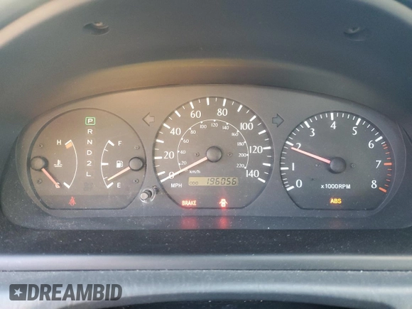 2001 Toyota Solara SE with VIN 2T1CG22P51C451950, listed as a Copart auction lot 44865005 with 196,056 mi miles and Salvage Title. Bid and sale history available at carsss.com. Image 9.