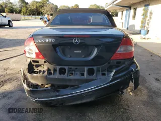 2009 Mercedes-Benz CLK 350 with VIN WDBTK56F19T103518, listed as a Copart auction lot 44406055 with 145,634 mi miles and Salvage title. Bid and sale history available at DreamBid. Image 6.