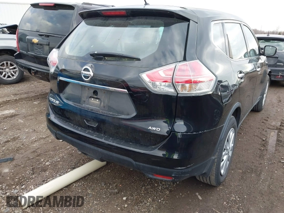 2015 Nissan Rogue SV with VIN KNMAT2MV6FP514531, listed as a IAAI auction lot 41041060 with 96,304 mi miles and . Bid and sale history available at DreamBid. Image 4.