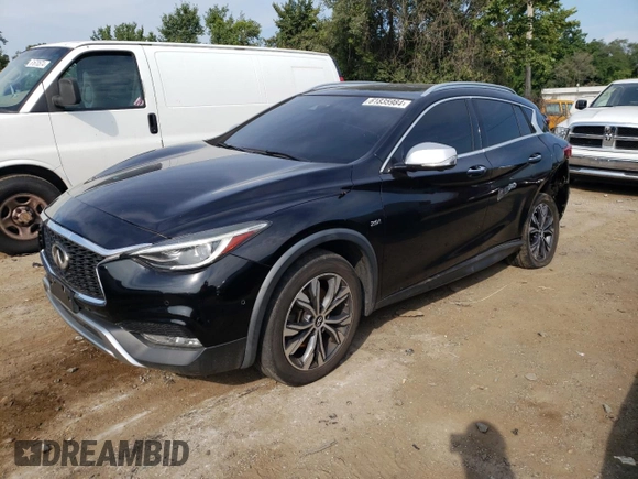 2018 Infiniti QX30 Premium with VIN SJKCH5CR1JA048158, listed as a Copart auction lot 61835984 with 88,782 mi miles and Salvage Title. Bid and sale history available at carsss.com. Image 1.