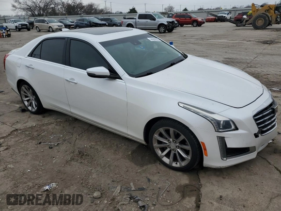 2018 Cadillac CTS Sedan Luxury AWD with VIN 1G6AX5SX7J0174126, listed as a Copart auction lot 44260525 with 85,373 mi miles and Salvage Title. Bid and sale history available at carsss.com. Image 4.