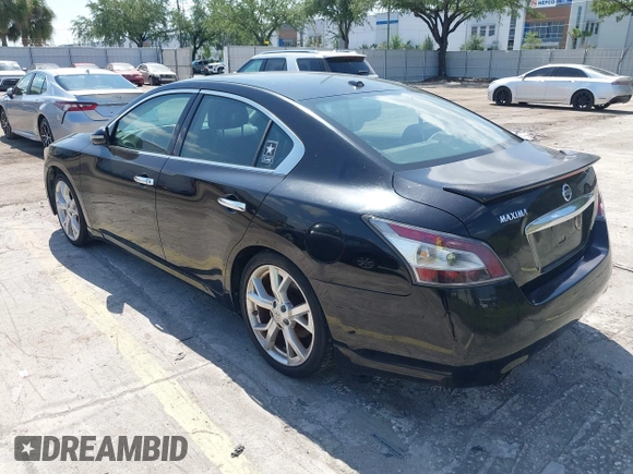 2012 Nissan Maxima 3.5 SV with VIN 1N4AA5AP5CC847891, listed as a IAAI auction lot 42144620 with 152,280 mi miles. Bid and sale history available at carsss.com. Image 3.
