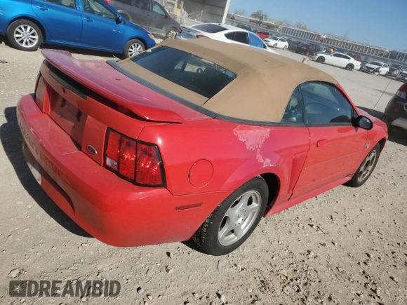 2004 Ford Mustang Deluxe with VIN 1FAFP44404F123235, listed as a Copart auction lot 80370484 with 1,779,265 mi miles and Clean Title. Bid and sale history available at carsss.com. Image 3.