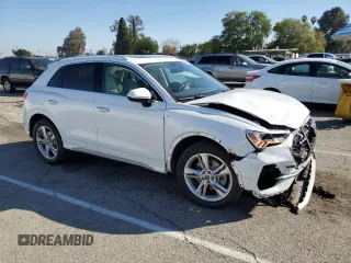 2022 Audi Q3 S line Premium Plus with VIN WA1EECF37N1084209, listed as a Copart auction lot 46819905 with 12,574 mi miles and Salvage Title. Bid and sale history available at carsss.com. Image 4.
