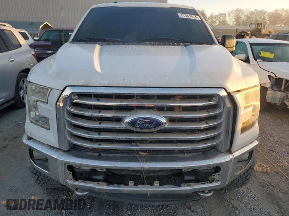 2015 Ford F-150 XLT with VIN 1FTEW1EFXFFB04685, listed as a Copart auction lot 77041514 with 161,088 mi miles and Salvage Title. Bid and sale history available at carsss.com. Image 5.