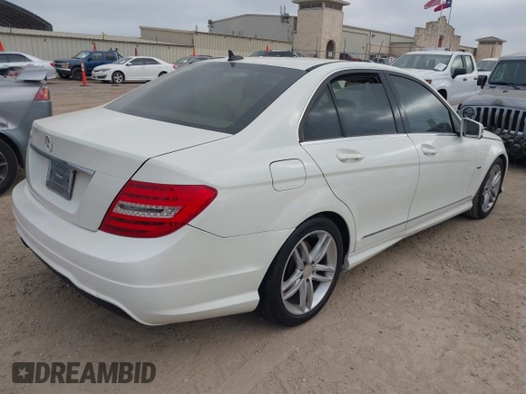 2012 Mercedes-Benz C 250 Sport with VIN WDDGF4HB8CR201306, listed as a IAAI auction lot 42266166 with 138,096 mi miles and . Bid and sale history available at DreamBid. Image 4.