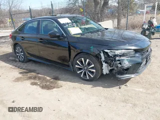 2024 Honda Civic Sedan EX with VIN 2HGFE1F76RH333674, listed as a IAAI auction lot 41774348 with 5,380 mi miles. Bid and sale history available at carsss.com. Image 1.