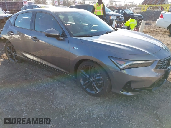 2025 Acura Integra Technology z VIN 19UDE4H64SA000391, wystawiony jako IAAI lot #40881759 z przebiegiem 3 965 mil mil oraz . Historia ofert i sprzedaży dostępna na DreamBid. Obrazek 1.